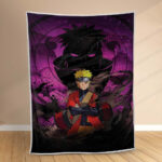 Plaid Naruto Uzumaki Personnage 1004 Couverture Polaire Plaid Canapé