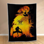 Plaid One Piece Monkey D Luffy 1001 Couverture Polaire Plaid Canapé