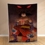 Plaid Monkey D Luffy Strongman Couverture Polaire Plaid Canapé