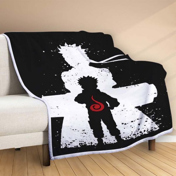 Plaid Naruto Uzumaki Personnage 1006 Couverture Polaire Plaid Canapé – Image 2