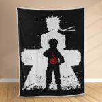 Plaid Naruto Uzumaki Personnage 1006 Couverture Polaire Plaid Canapé
