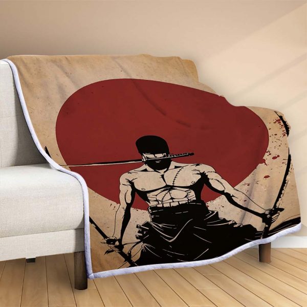 Plaid Zoro Cool In One Piece Couverture Polaire Plaid Canapé – Image 2