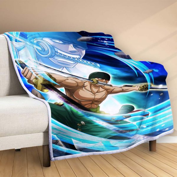 Plaid Zoro Cool In One Piece 2 Couverture Polaire Plaid Canapé – Image 2