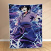 Plaid Uchiha Sasuke dans Naruto personnage 1001 Couverture Polaire Plaid Canapé