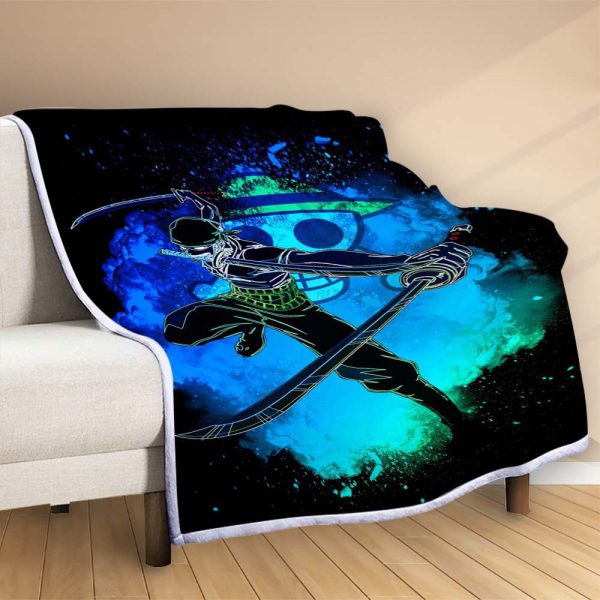 Plaid Zoro Cool In One Piece 3 Couverture Polaire Plaid Canapé – Image 2
