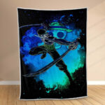 Plaid Zoro Cool In One Piece 3 Couverture Polaire Plaid Canapé