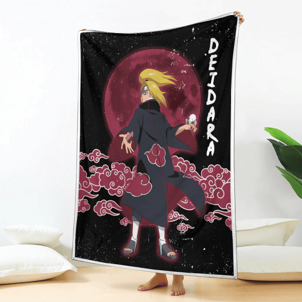 Plaid Deidara Naruto 04 Couverture Plaid Polaire Plaid Canapé – Image 2