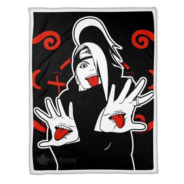 Plaid Deidara Naruto 01 Couverture Plaid Polaire Plaid Canapé