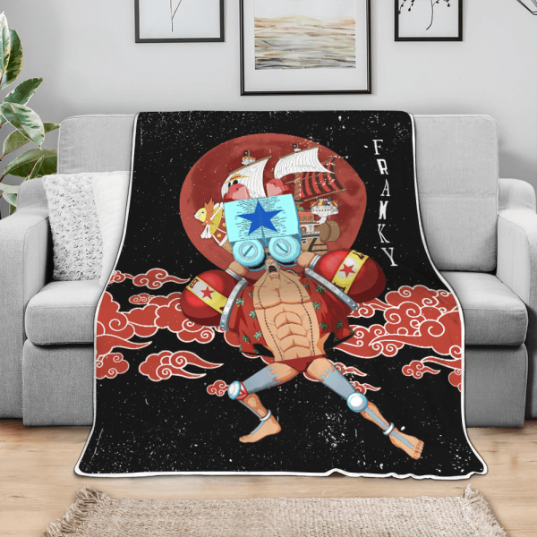 Plaid Franky One Piece 03 Couverture Plaid Polaire Plaid Canapé – Image 3
