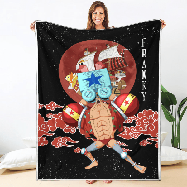 Plaid Franky One Piece 03 Couverture Plaid Polaire Plaid Canapé