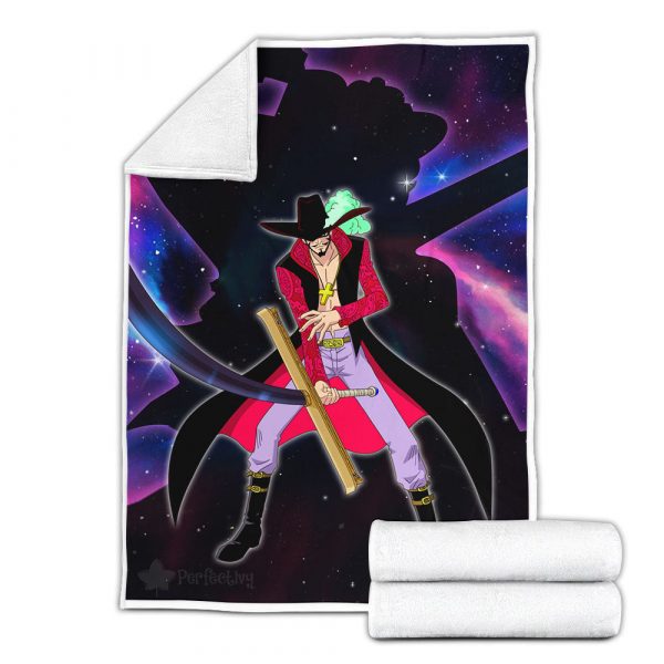 Plaid Dracule Mihawk One Piece 01 Couverture Plaid Polaire Plaid Canapé – Image 3