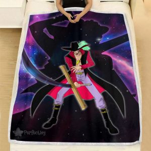 Plaid Dracule Mihawk One Piece 01 Couverture Plaid Polaire Plaid Canapé