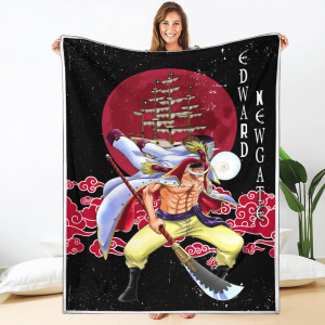 Plaid Edward Newgate Whitebeard One Piece 02 Couverture Plaid Polaire Plaid Canapé