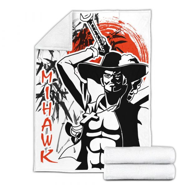 Plaid Dracule Mihawk One Piece 02 Couverture Plaid Polaire Plaid Canapé – Image 2