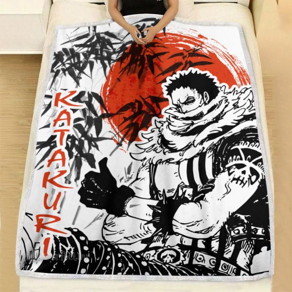 Plaid Charlotte Katakuri One Piece 02 Couverture Plaid Polaire Plaid Canapé – Image 3