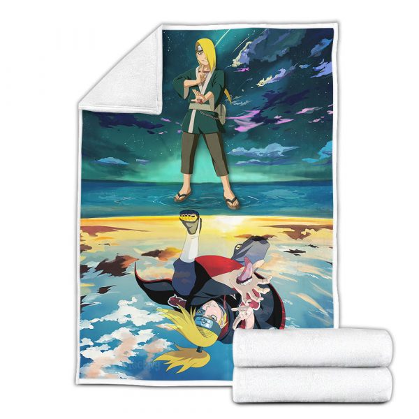 Plaid Deidara Naruto 02 Couverture Plaid Polaire Plaid Canapé – Image 3