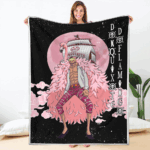 Plaid Donquixote Doflamingo One Piece 03 Couverture Plaid Polaire Plaid Canapé