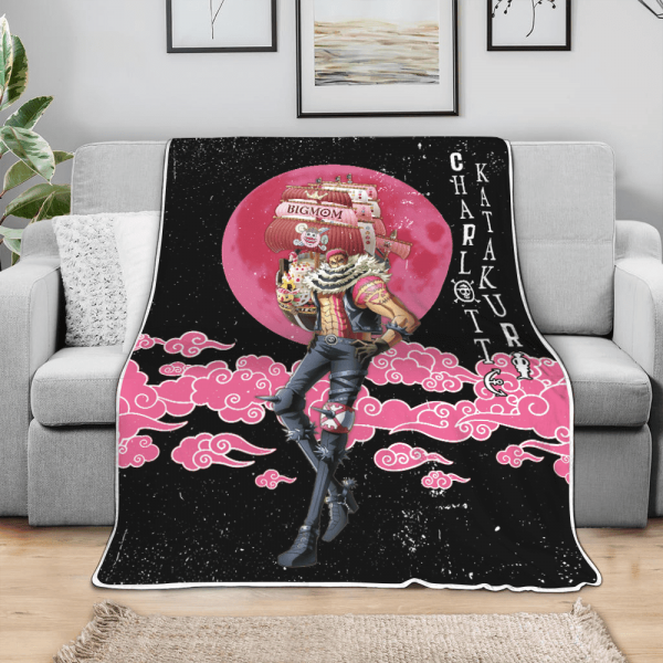 Plaid Charlotte Katakuri One Piece 03 Couverture Plaid Polaire Plaid Canapé – Image 3
