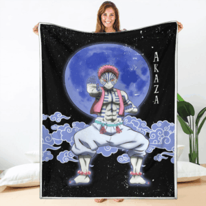 Couverture Akaza Demon Slayer 02 Plaid Polaire Plaid Canapé