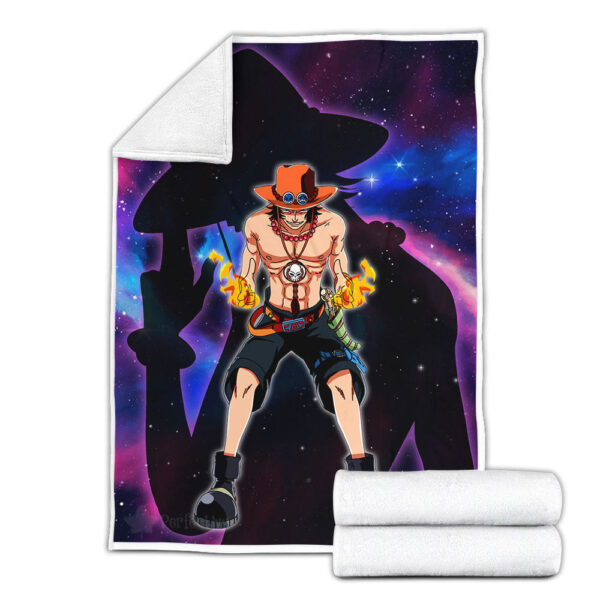 Plaid Portgas D. Ace One Piece 03 Couverture Plaid Polaire Plaid Canapé – Image 3
