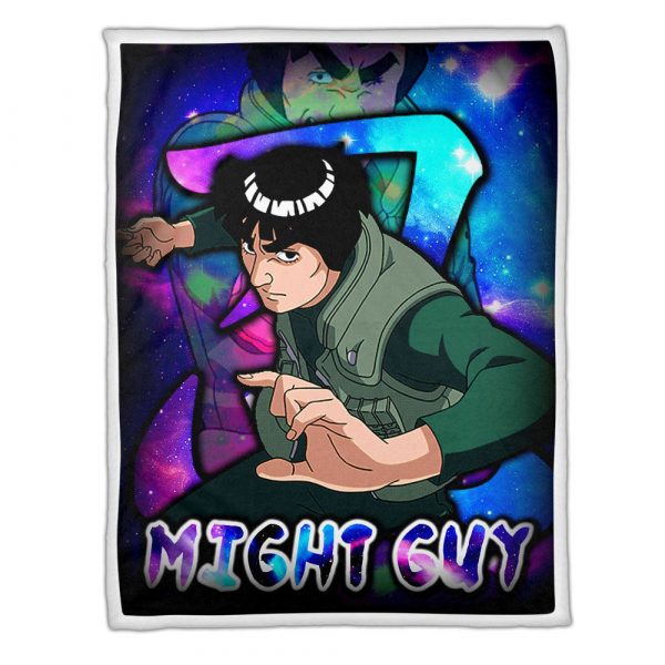 Plaid Might Guy Naruto 03 Couverture Plaid Polaire Plaid Canapé – Image 2