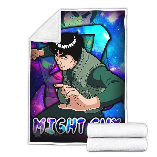 Plaid Might Guy Naruto 03 Couverture Plaid Polaire Plaid Canapé – Image 3