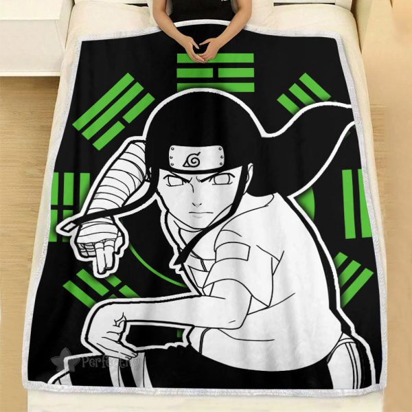 Plaid Neji Hyuga Naruto 02 Couverture Plaid Polaire Plaid Canapé – Image 2