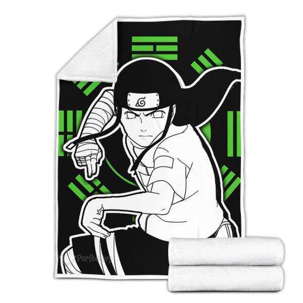 Plaid Neji Hyuga Naruto 02 Couverture Plaid Polaire Plaid Canapé – Image 3