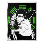 Plaid Neji Hyuga Naruto 02 Couverture Plaid Polaire Plaid Canapé