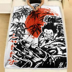Plaid Monkey D. Luffy Gear 4 One Piece 02 Couverture Plaid Polaire Plaid Canapé