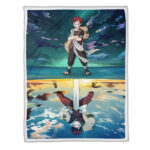 Plaid Gaara Naruto 02 Couverture Plaid Polaire Plaid Canapé