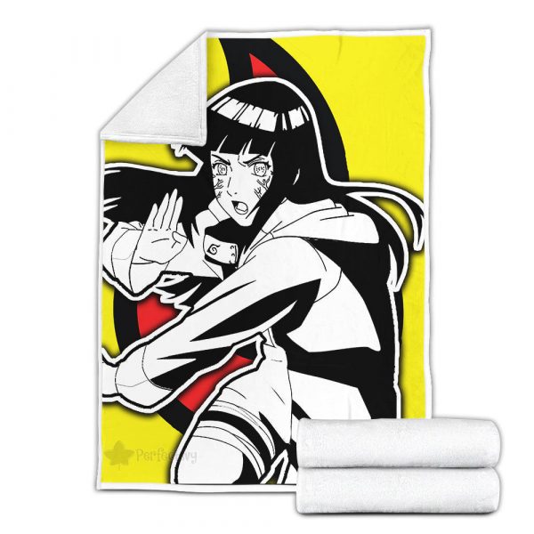 Plaid Hinata Hyuga Naruto 01 Couverture Plaid Polaire Plaid Canapé – Image 3