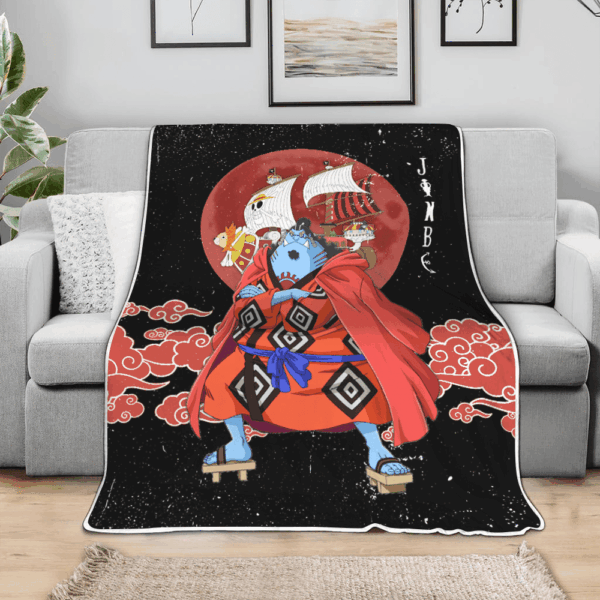 Plaid Jinbe One Piece 03 Couverture Plaid Polaire Plaid Canapé – Image 3