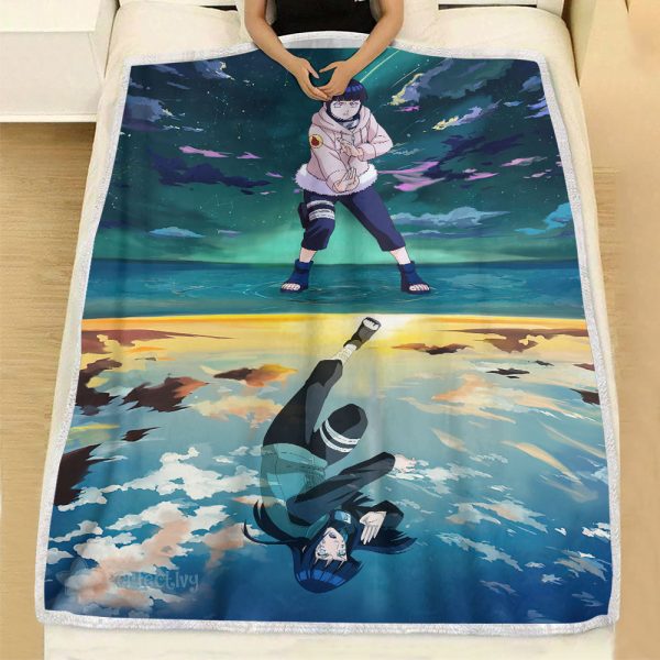Plaid Hinata Hyuga Naruto 02 Couverture Plaid Polaire Plaid Canapé – Image 2