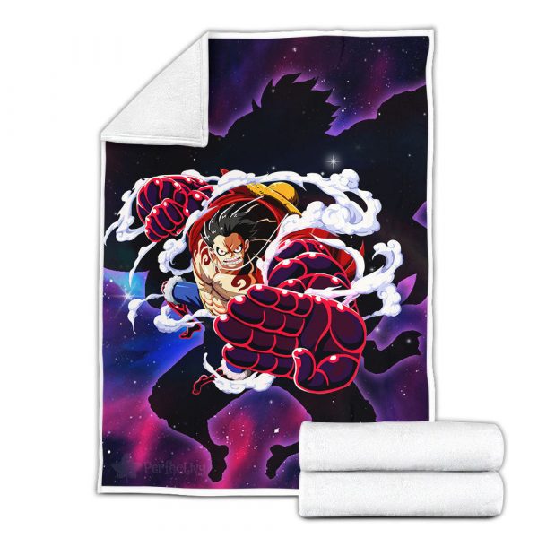 Plaid Monkey D. Luffy Gear 4 One Piece 01 Couverture Plaid Polaire Plaid Canapé – Image 3