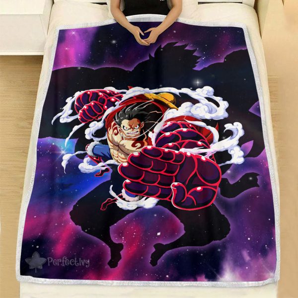 Plaid Monkey D. Luffy Gear 4 One Piece 01 Couverture Plaid Polaire Plaid Canapé