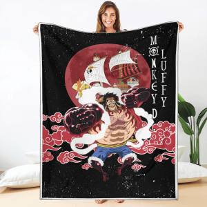 Plaid Monkey D. Luffy Gear 4 One Piece 03 Couverture Plaid Polaire Plaid Canapé