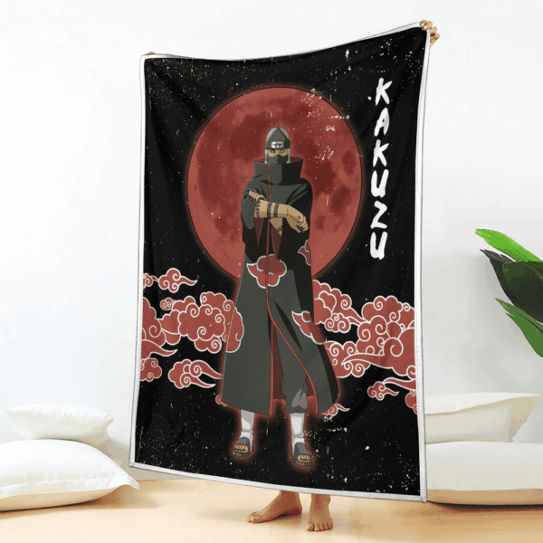 Plaid Kakuzu Naruto Couverture Plaid Polaire Plaid Canapé – Image 2