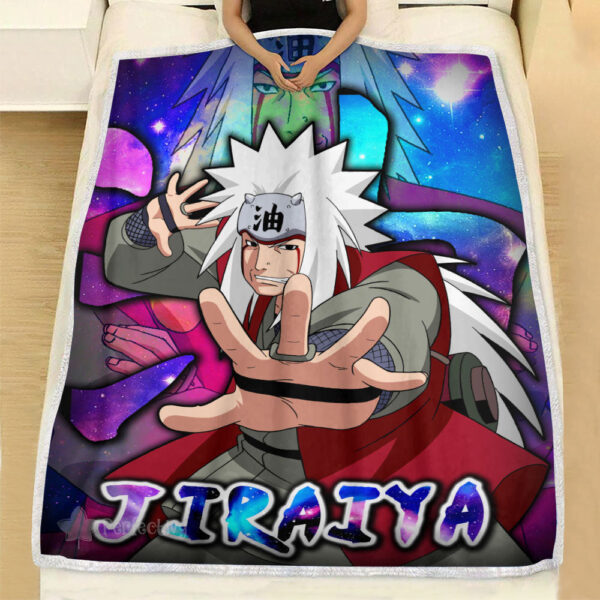 Plaid Jiraiya Naruto 02 Couverture Plaid Polaire Plaid Canapé – Image 2
