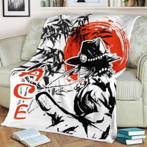 Plaid Portgas D. Ace One Piece 02 Couverture Plaid Polaire Plaid Canapé