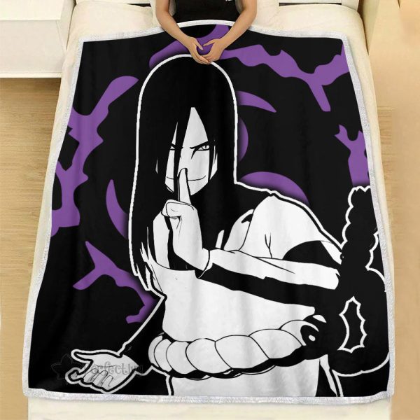 Plaid Orochimaru Naruto 01 Couverture Plaid Polaire Plaid Canapé – Image 2