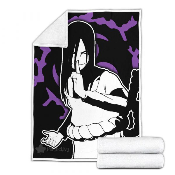 Plaid Orochimaru Naruto 01 Couverture Plaid Polaire Plaid Canapé – Image 3