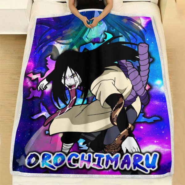 Plaid Orochimaru Naruto 02 Couverture Plaid Polaire Plaid Canapé – Image 2