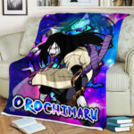 Plaid Orochimaru Naruto 02 Couverture Plaid Polaire Plaid Canapé