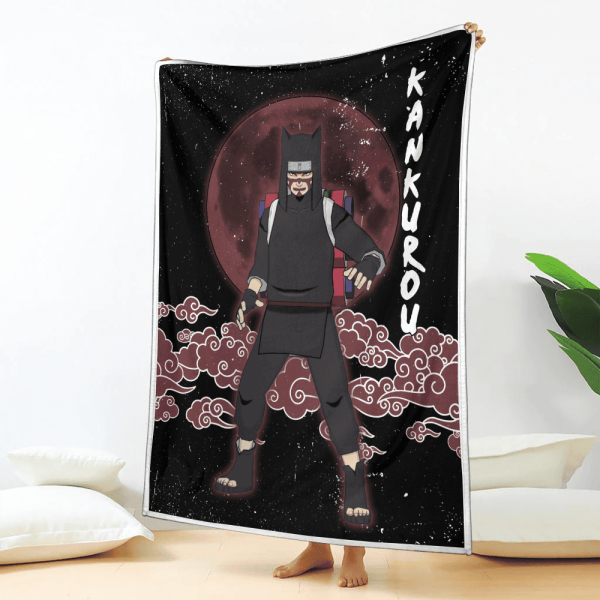 Plaid Kankurou Naruto Couverture Plaid Polaire Plaid Canapé – Image 2