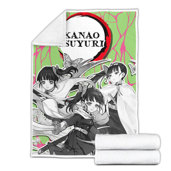 Couverture Kanao Demon Slayer Plaid Polaire Plaid Canapé – Image 2