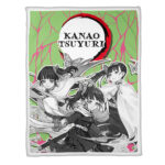 Couverture Kanao Demon Slayer Plaid Polaire Plaid Canapé