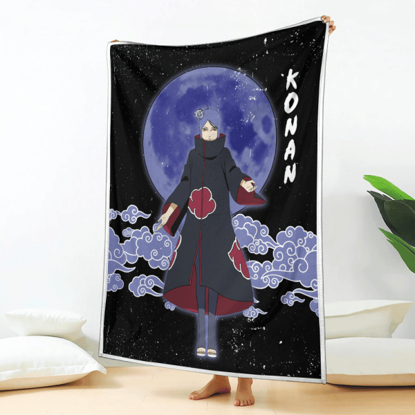 Plaid Konan Naruto Couverture Plaid Polaire Plaid Canapé – Image 2