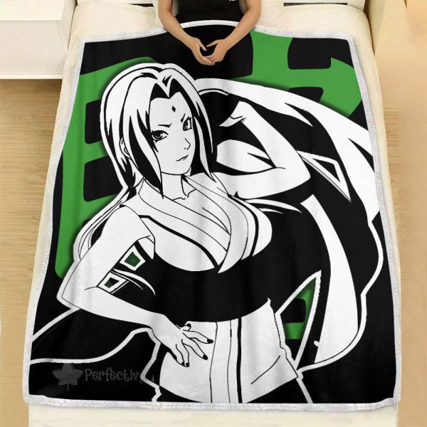 Plaid Tsunade Naruto 01 Couverture Plaid Polaire Plaid Canapé – Image 2