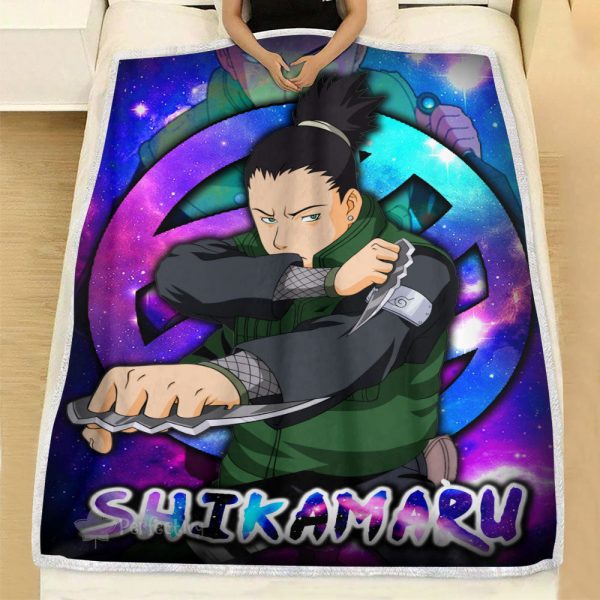 Plaid Shikamaru Nara Naruto 02 Couverture Plaid Polaire Plaid Canapé – Image 2